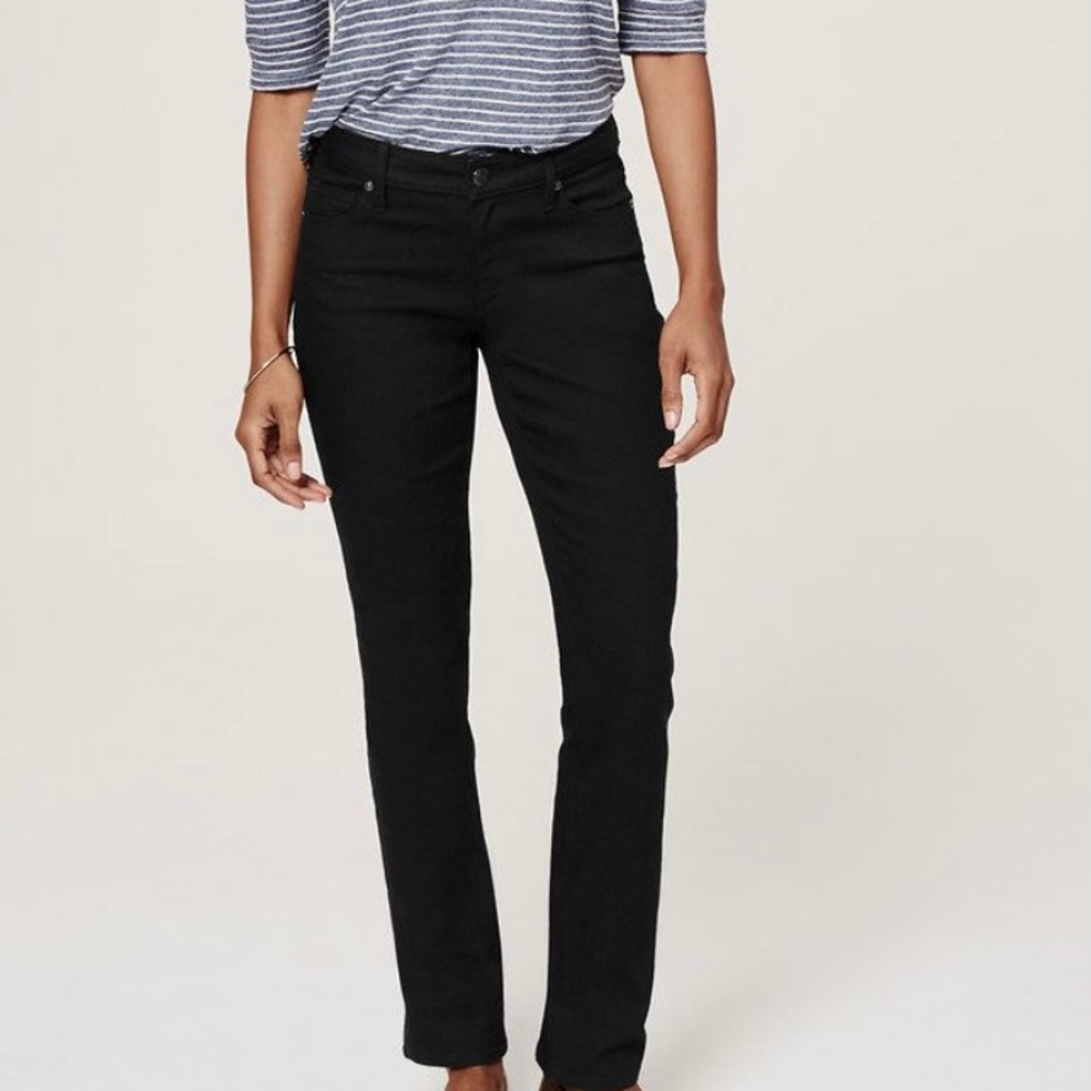 Loft Curvy Straight Jeans - petite